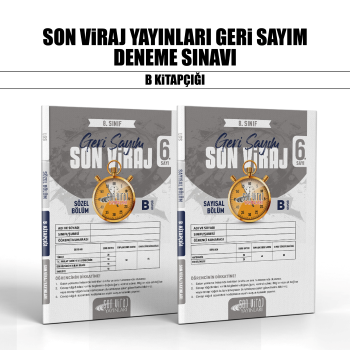 GERİ SAYIM SVİRAJ 08.SINIF DNM KLB SY/SZ 6-B -26